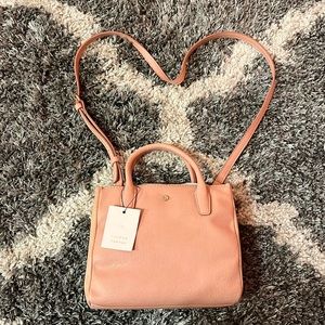 Barbie core coquette core pink leather Lauren Conrad Purse